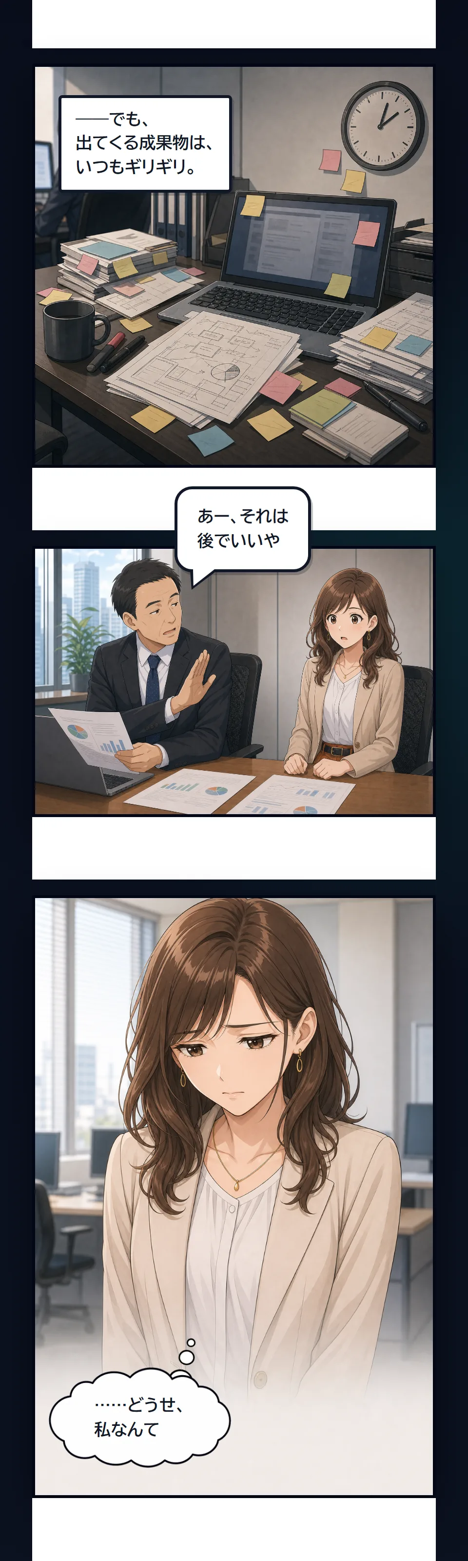 漫画2ページ目